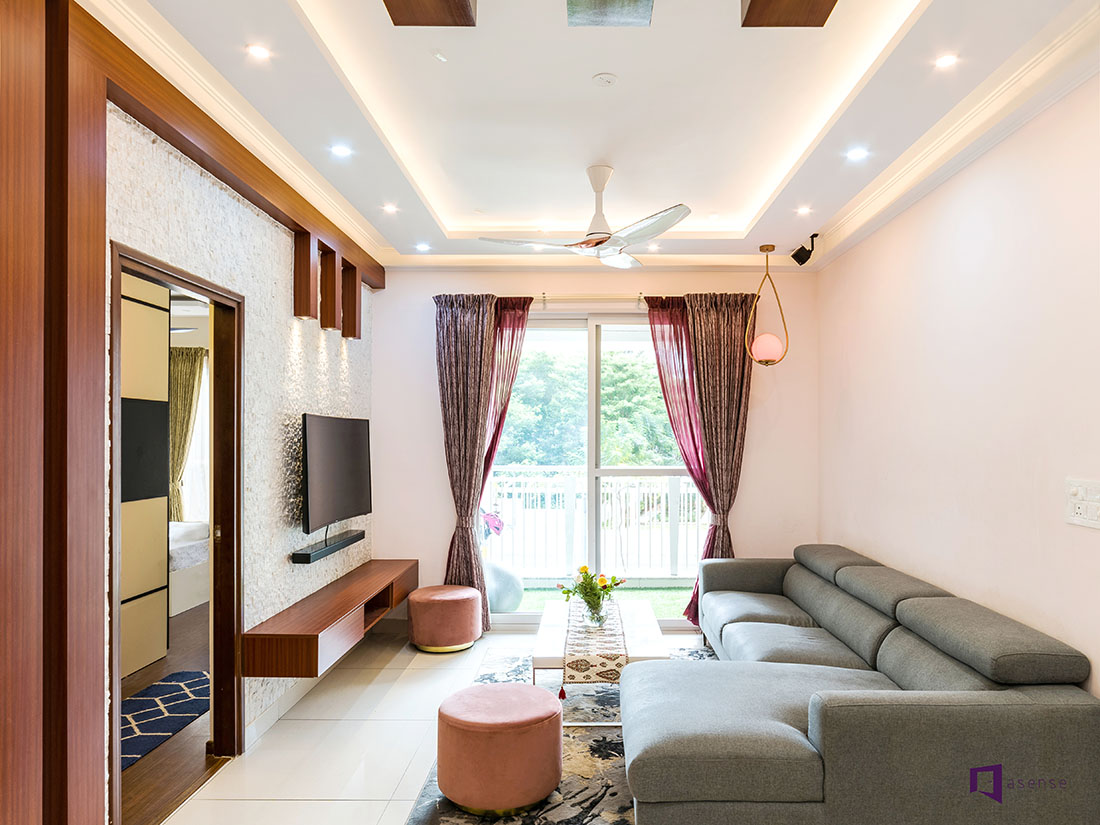Wonderful Interior Design for Drawing cum Dining Room